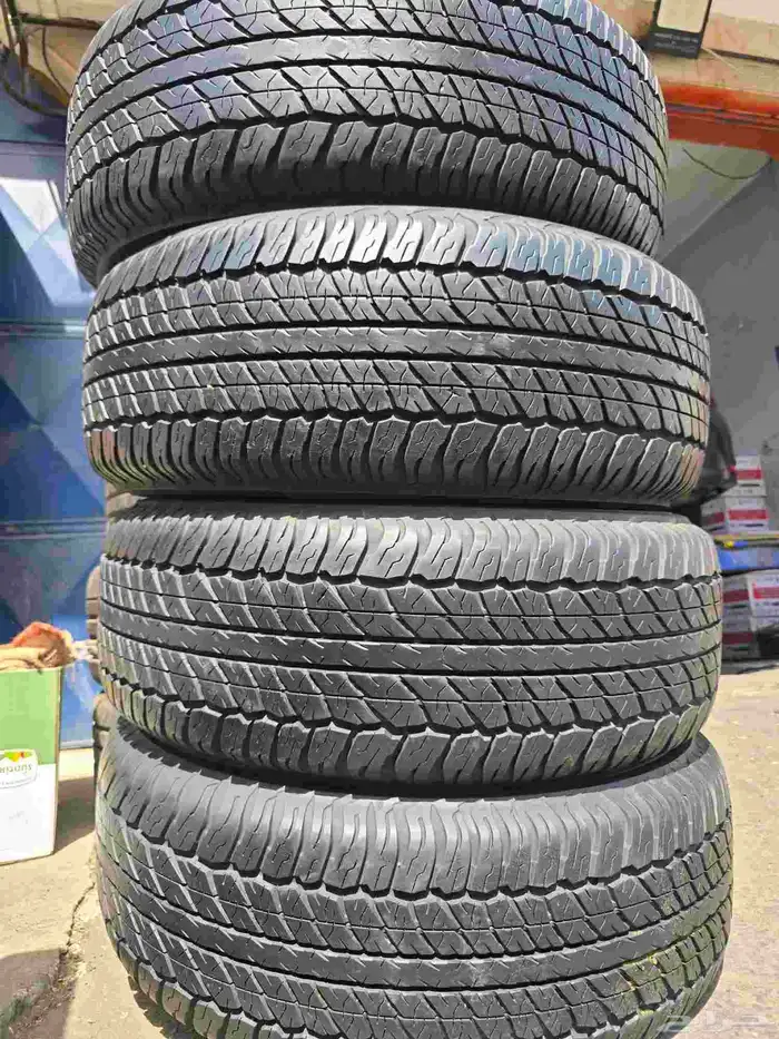 كفرات دنلوب برادو فورنشر 265 65 17 0
