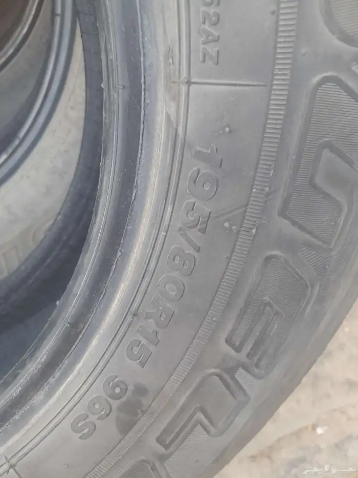 كفرات برجستون جنط 15 خوات الجديد تاريخ نهايت 23 خاليه من الع 9