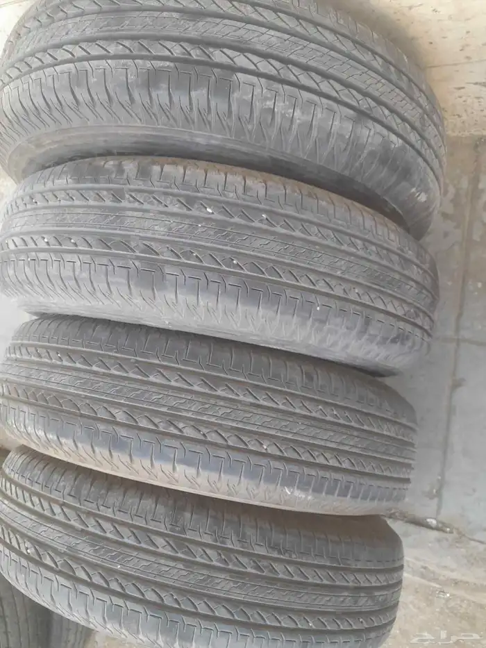 كفرات برجستون جنط 15 خوات الجديد تاريخ نهايت 23 خاليه من الع 6