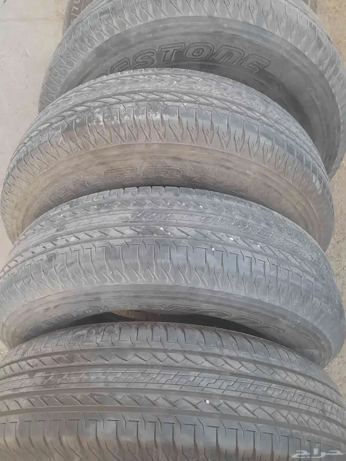 كفرات برجستون جنط 15 خوات الجديد تاريخ نهايت 23 خاليه من الع 2