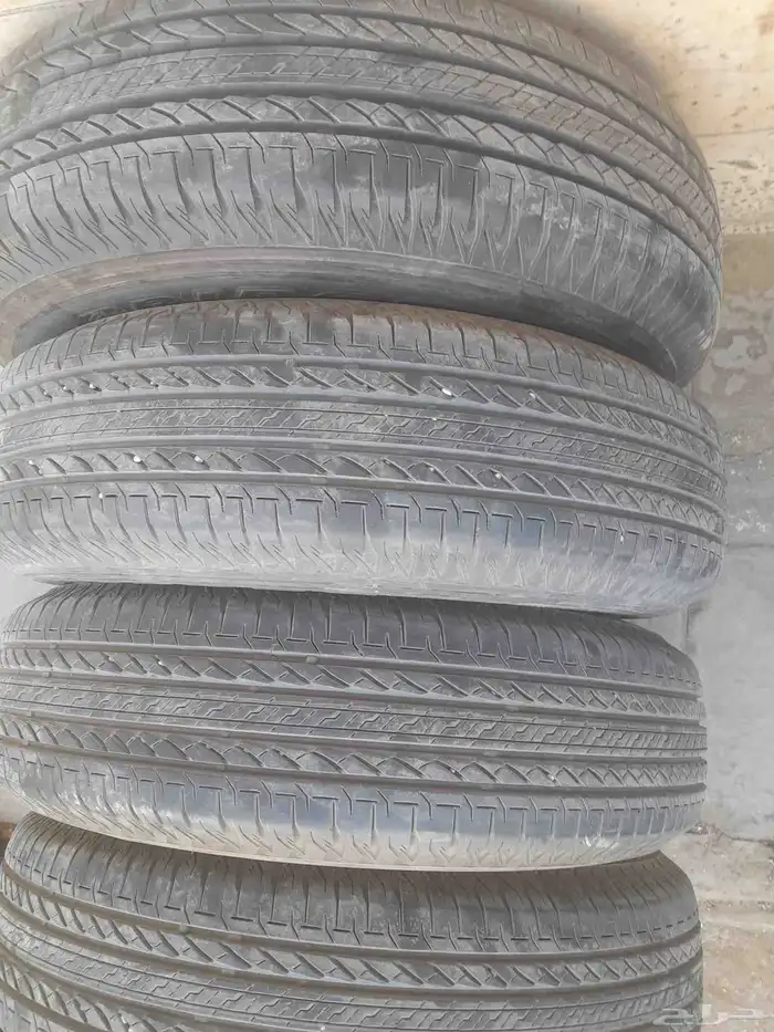 كفرات برجستون جنط 15 خوات الجديد تاريخ نهايت 23 خاليه من الع 3