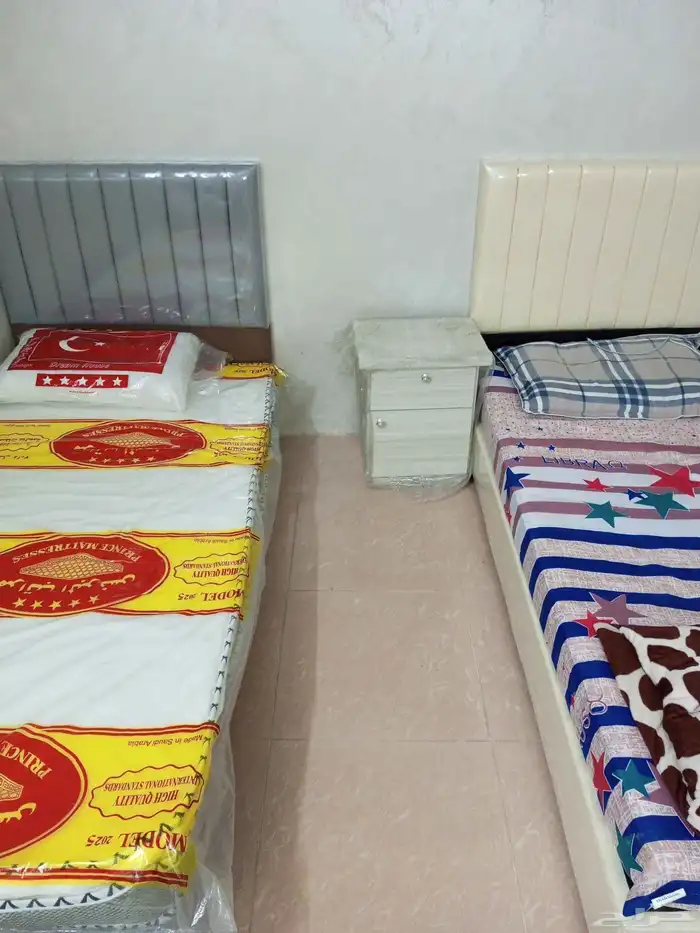 مراتب سراير بطانيات مفارش سرير توصيل اثاث عمال شركة قرية الع 6