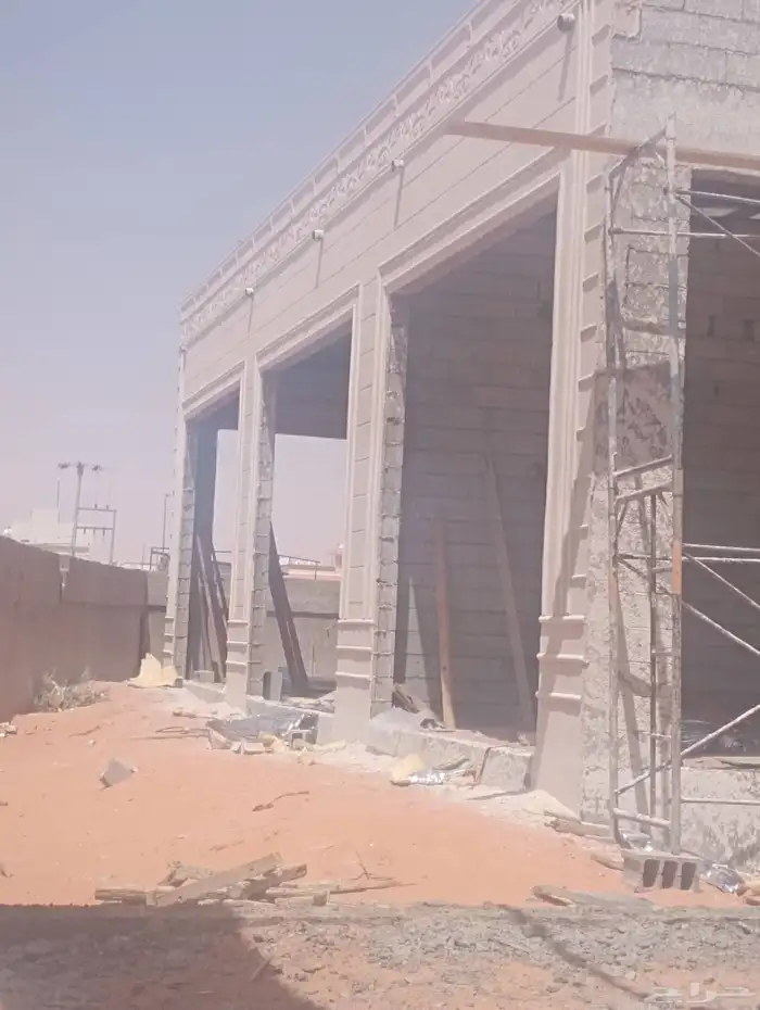 معلم ديكورات خارجيه سمنت وبطحا الرياض 4
