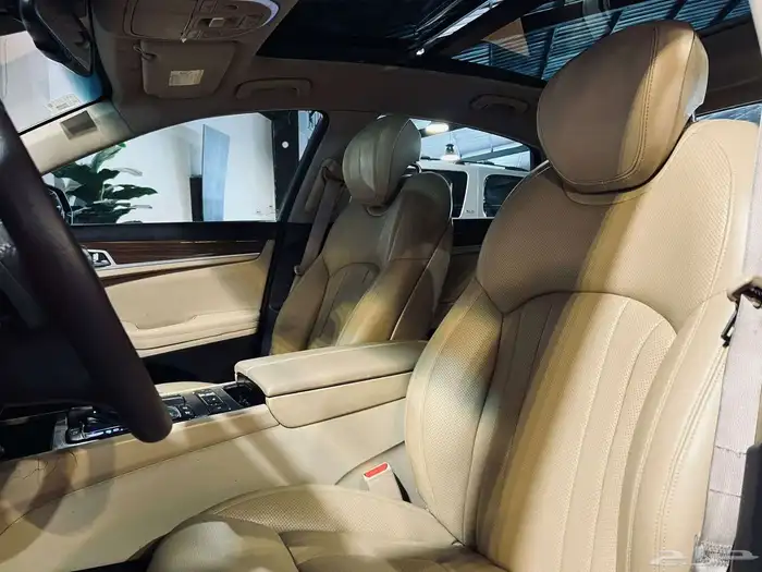 جنسس 2015 V6 G80 بحاله ممتازه ماشاء الله 7