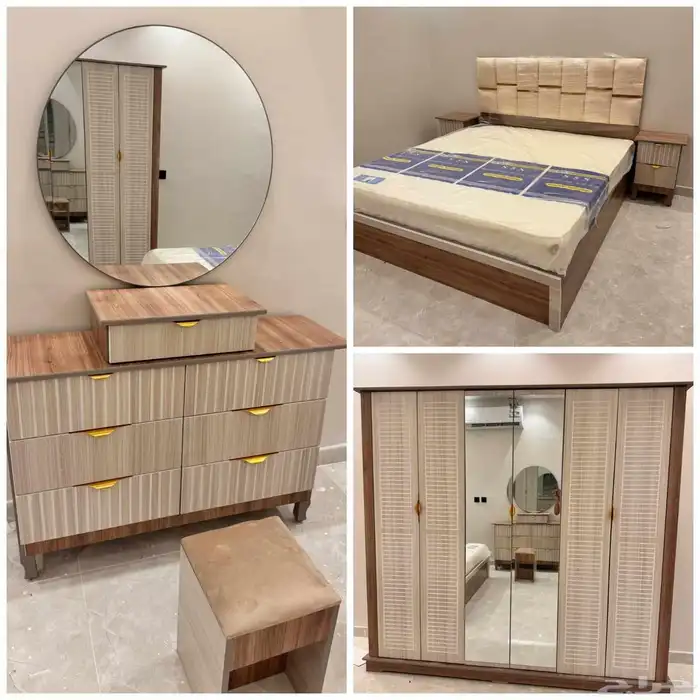 غرف نوم جديده جاهزه 6قطع بسعر المصنع 4