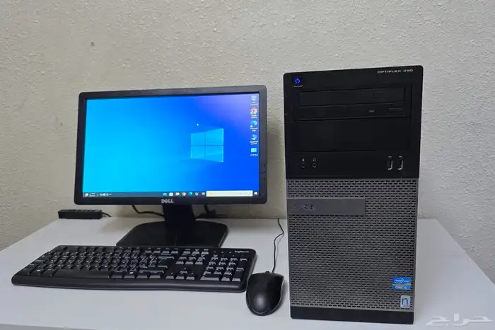كمبيوتر مكتبي ديل i3 مع شاشة نظيف 0