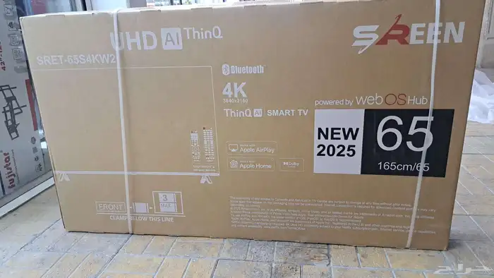 بيع شاشات بلازما تلفزيون شاشه اخر اصدار سمارت 4k توصيل تركيب 9