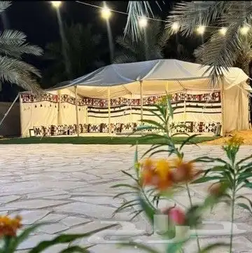 قطبة بيت شعر بدوي شمالي عمود خشب 5
