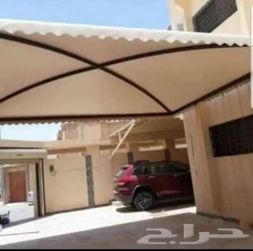 مظلات سواتر بيوت شعر قراميد مظلات سيارات ومظلات مواقف 8