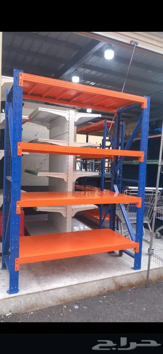 يوجد لدينا جميع انواع الرفوف المستودع ومستلزماتها 4
