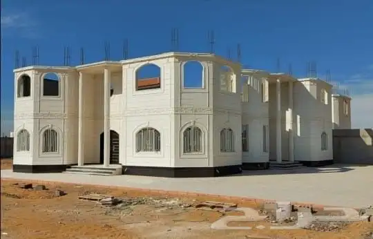 ديكورات خارجيه بديل الحجر الطبيعي سمنت أبيض وبطحاء الرياض 6