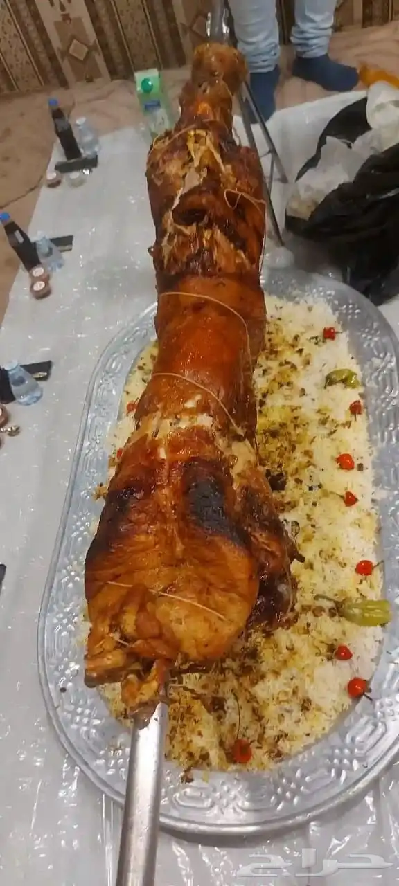 مطعم الخير يقدم خروف سيخ على الجمر 1 خروف مشوي   2   دجاج مش 2