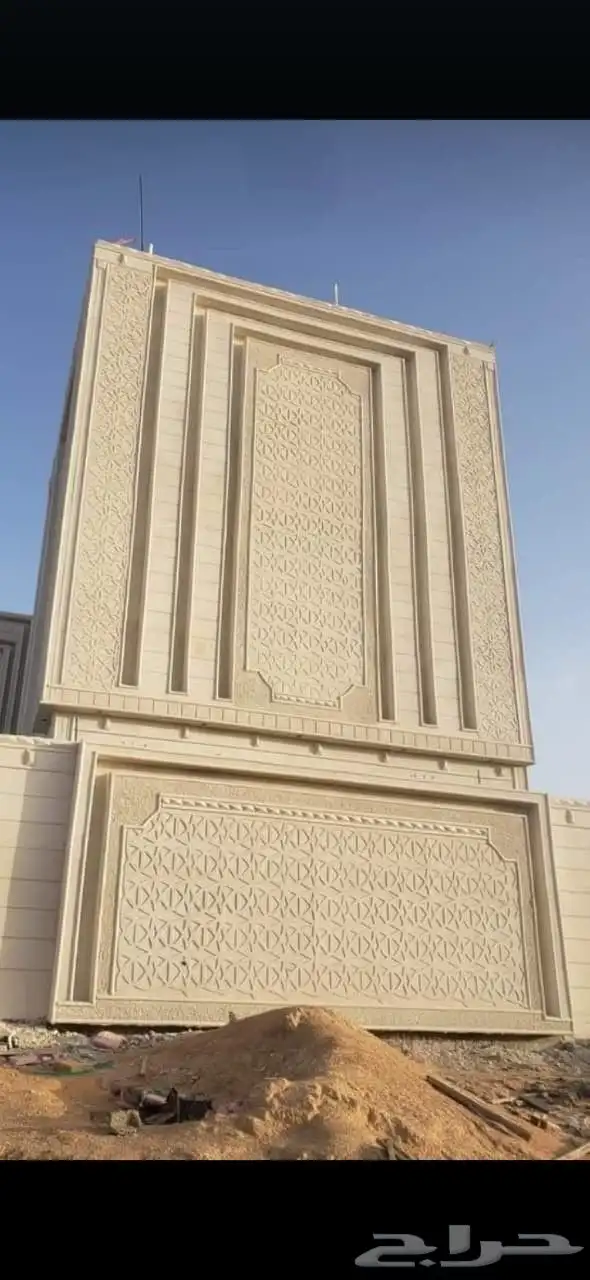 لياسه ملونه وديكورات خارجيه بديل الحجر الطبيعي 6