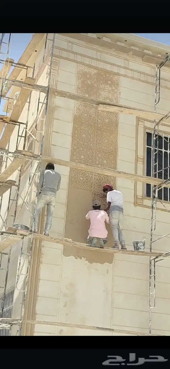 لياسه ملونه وديكورات خارجيه بديل الحجر الطبيعي 5