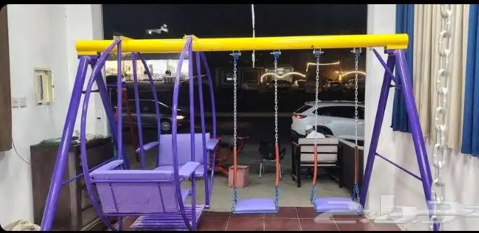 مرجيحه دوار انجيلا نطاطه ذلك كراسي كله في كراسي حديد خشب كله 17