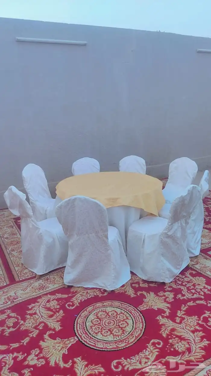 وجد لدينا كل ما يلزم الحفلات تاجير طاولات طعام تاجير خيم 9