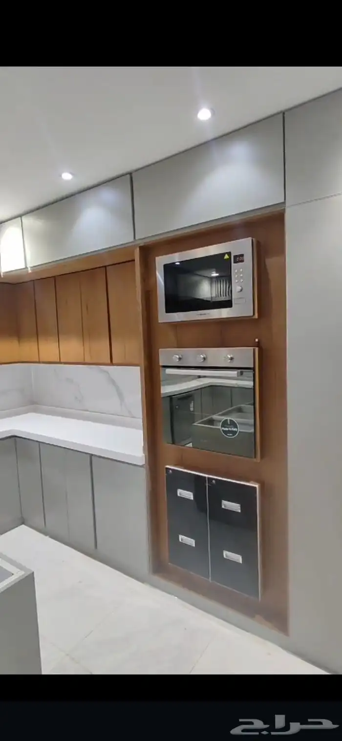 مطابخ مودرن تفصيل صاج الماني مفصلات هيدرولك ايطالي 0