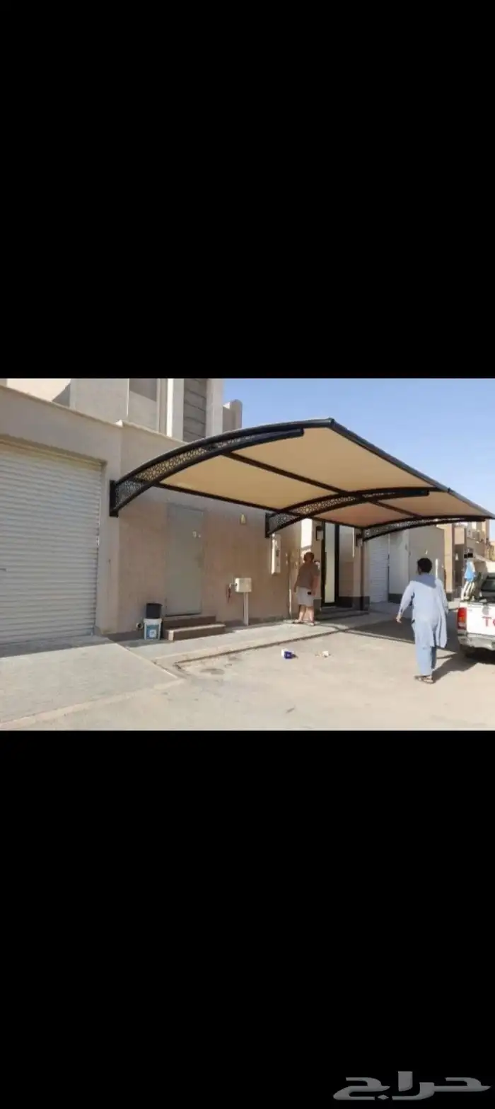 مضلات سواتر هناجر برجولات جلسات خارجيه 8