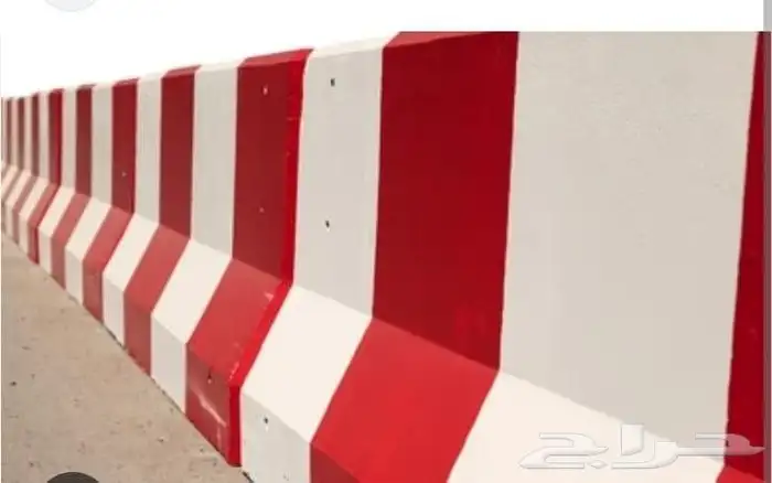 نيوجرسي حواجز خرسانيه قواعد إناره 6