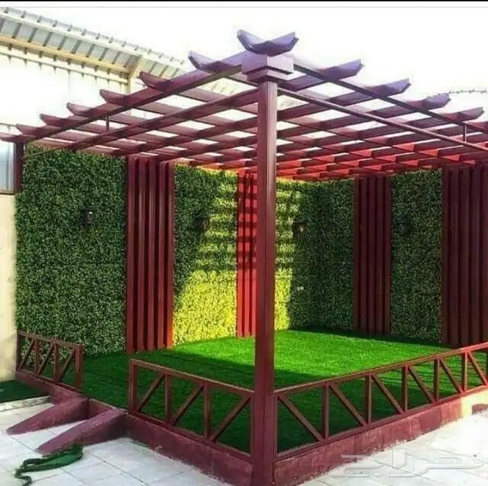 مظلات سواتر بيوت شعر قراميد مظلات سيارات ومظلات مواقف 6