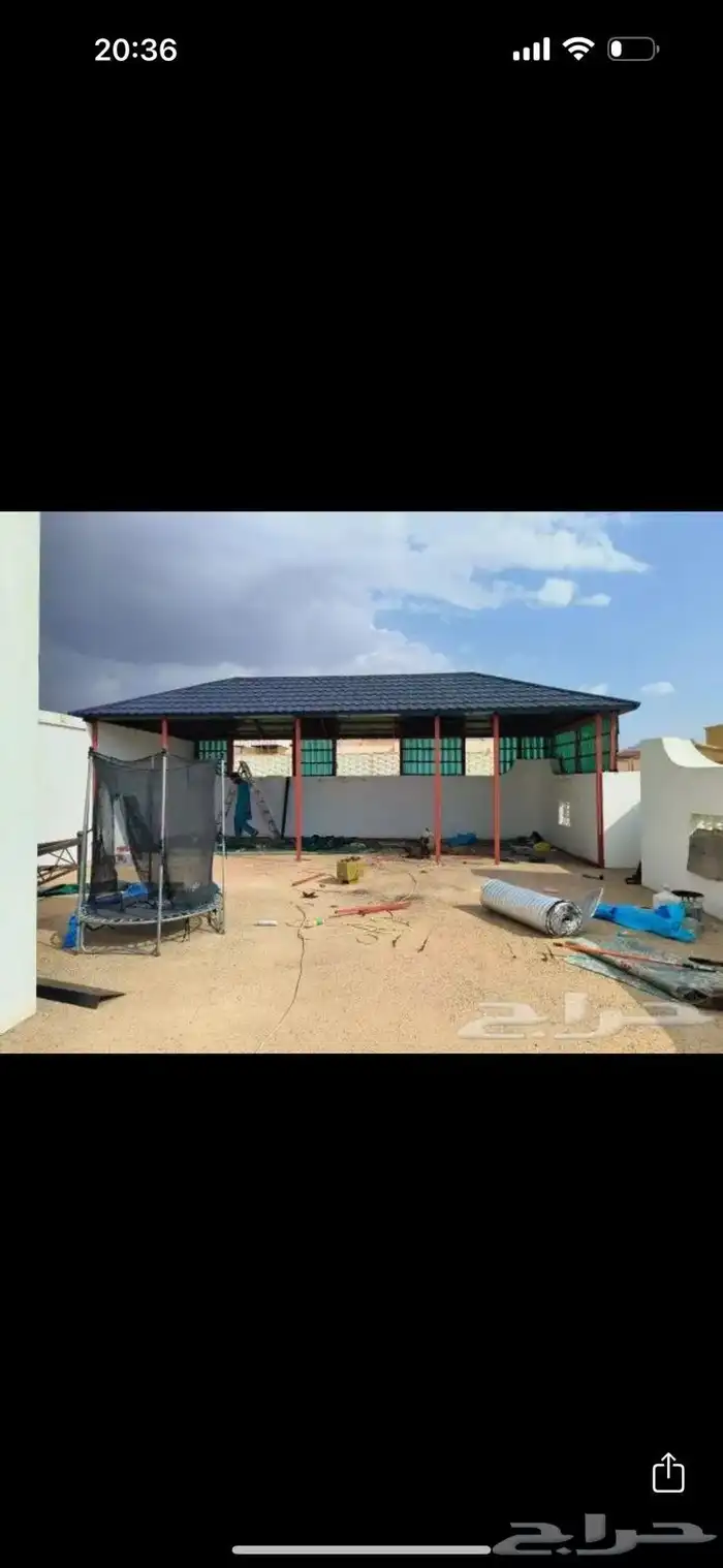 بيت شعر قرميد مظلات 6