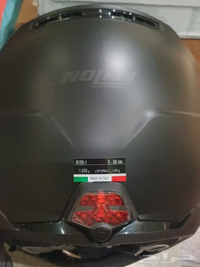 خوذة نولان جديدة ايطالية مع السماعة Nolan N120-1 8