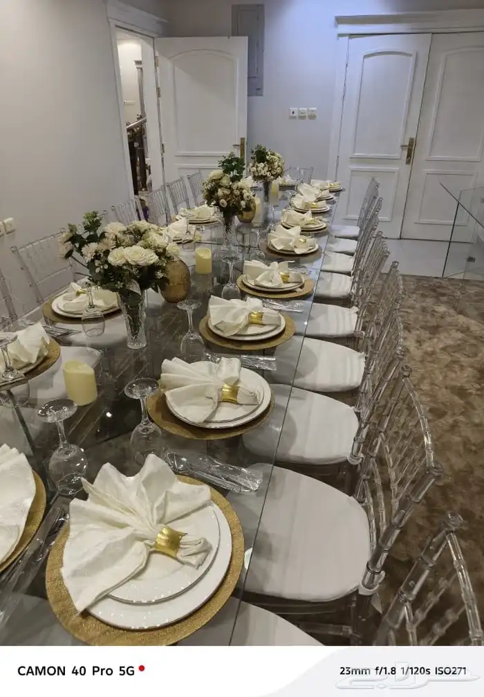 تاجير وتنسيق كراسي وطاولات ومداخل استقبال وكوش 7