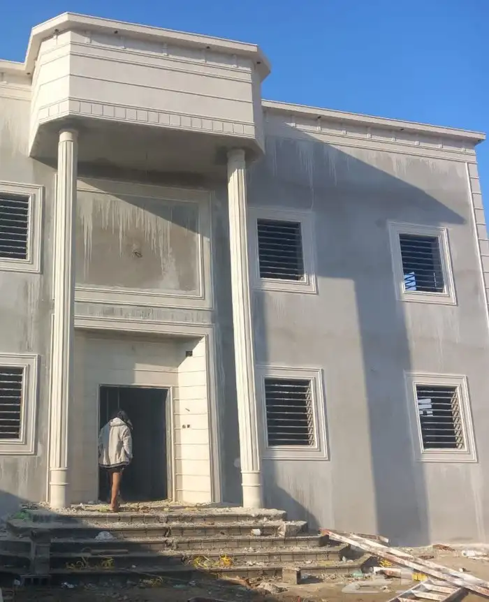 ديكورات خارجيه اسمنتيه بديل الحجر الطبيعي 1