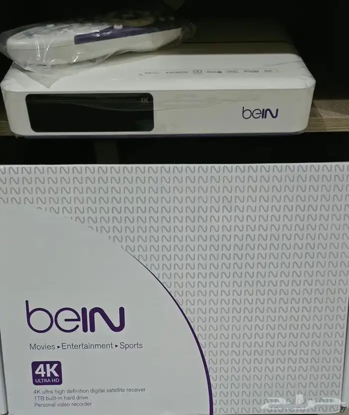 رسيفر beIN عربي 4k مع أشتراك باقة قمة سنة 0