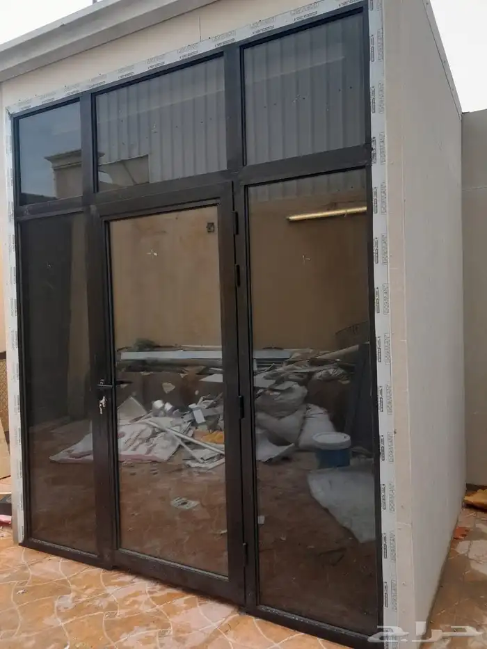 ابواب المنيوم شبابيك المنيوم واجهات المنيوم باب المنيوم شباك 4