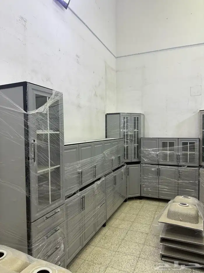 دواليب مطابخ جديده جاهزه وجاهز معدل حسب الطلب 9