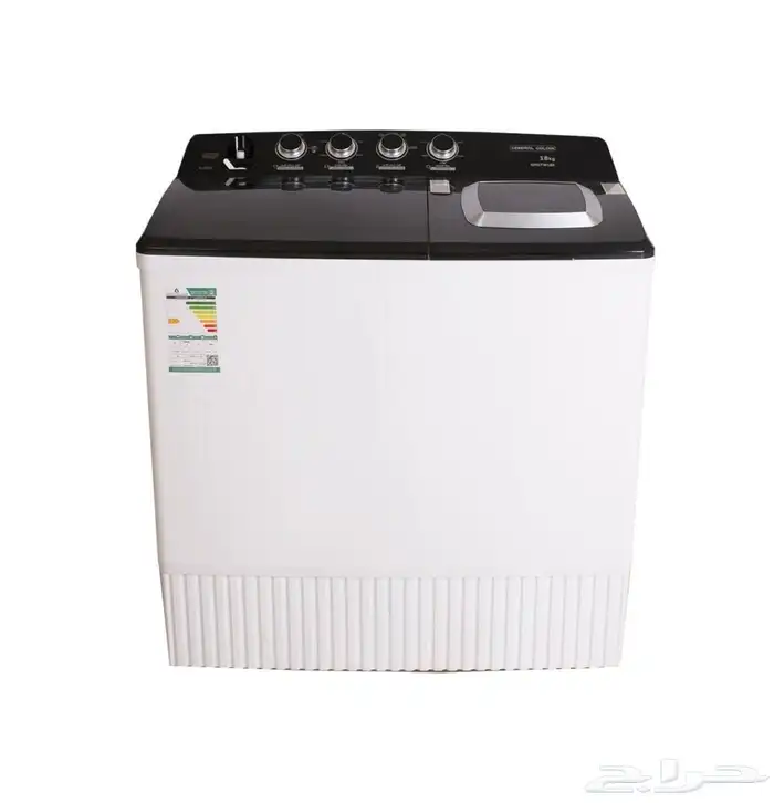 غسالة جنرال جولدن حجم 10 - 12 - 14 - 18 كيلو حوضين 4