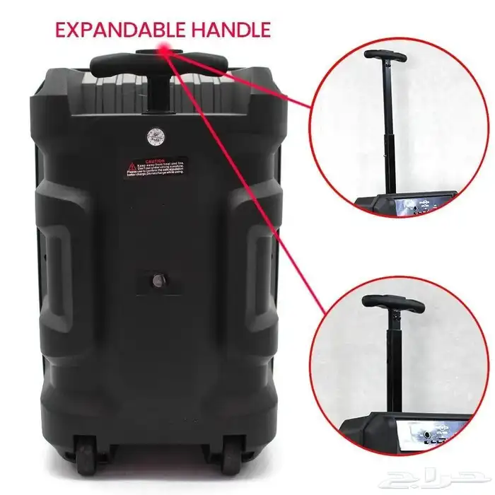 مكبر صوت GTS-1630 مع ميكروفون سلكي مدمج 7