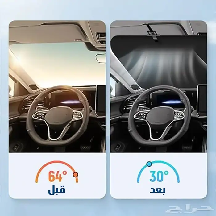 ستائر سياره قابله للسحب للخصوصيه وحمايه الشمس 4