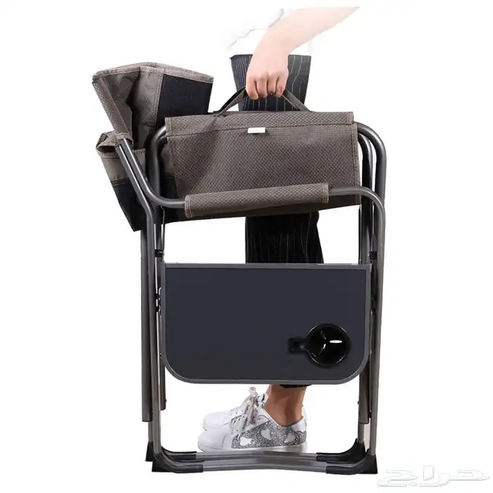 كرسي بمسند قابل للطي التخييم 4