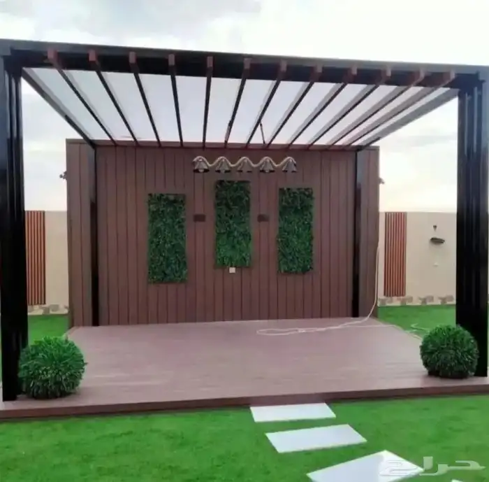 حداد مظلات سواتر برجولات وهناقر وجميع اعمال الحداده 0