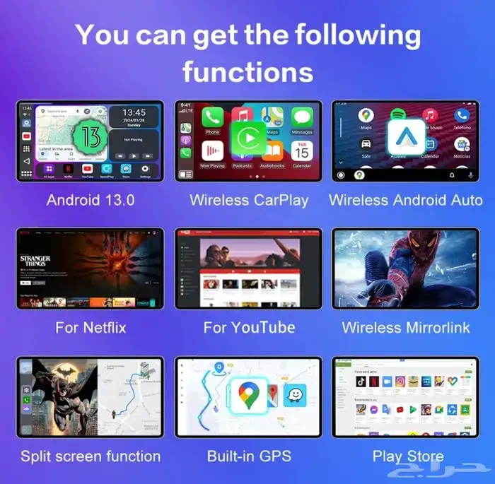 قطعة اندرويد Ai box 4