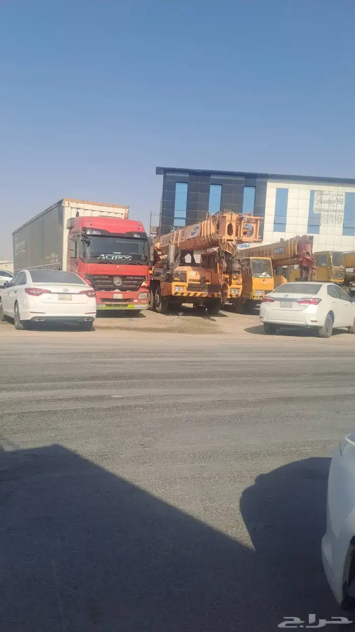 تأجير كرينات 100طن 50طن 25طن 7طن مشوار يوميه شهري 4