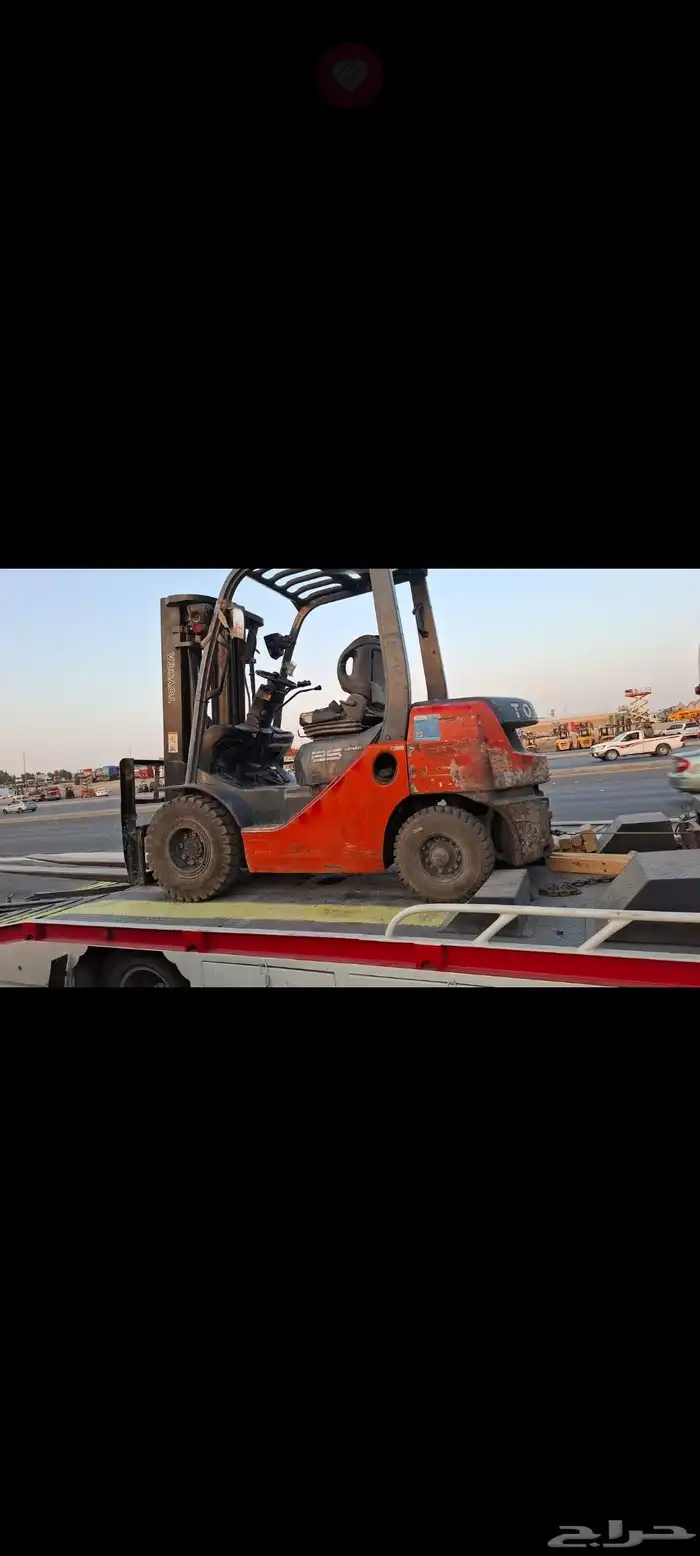 رافعة شوكيه ثلاثه طن للايجار الشهري اليومي المشاوير 3