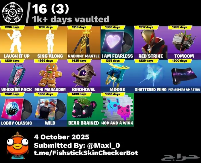 حساب فورت نايت مميز للبيع قوي تصنيف خرافي 10