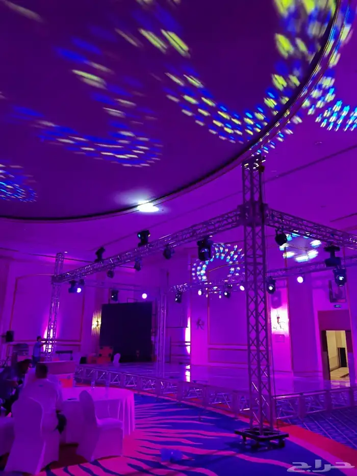 تنظيم حفلات وفتتحات تاجير شاشات مسارح خسب استيج المنيوم شرا 7