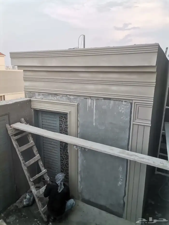 ديكورات خارجيه بديل الحجر وسريع في النجزت وشغل هندسي مضمون 5