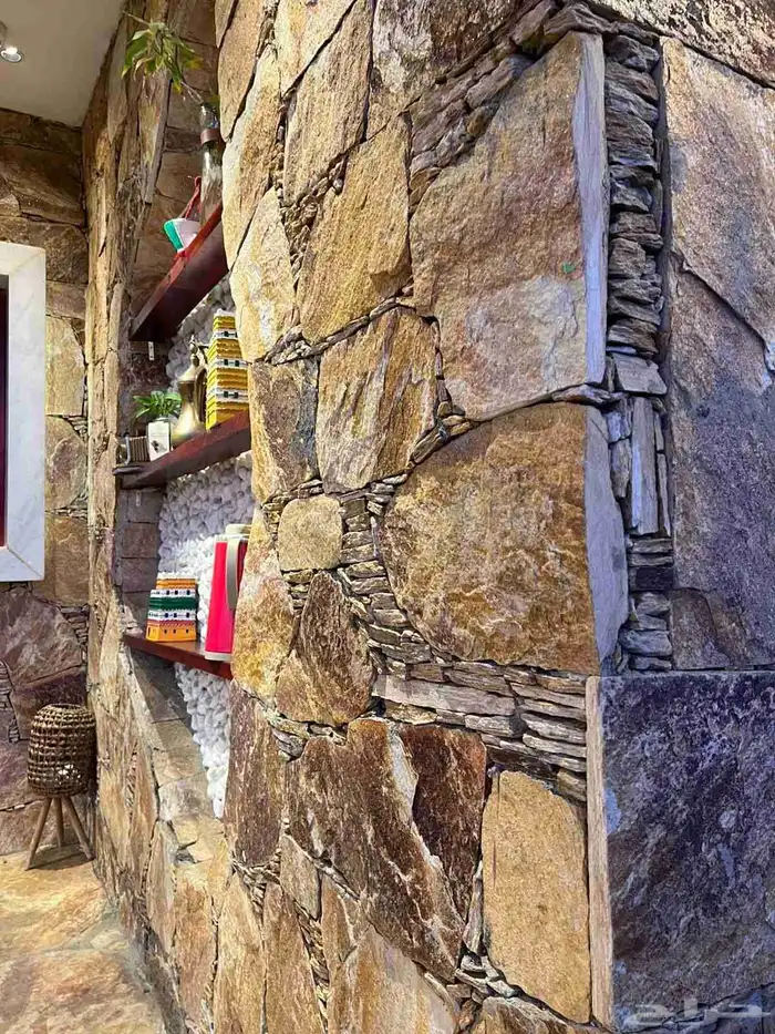 تلبيس الحجر الطبيعي ورصها 2