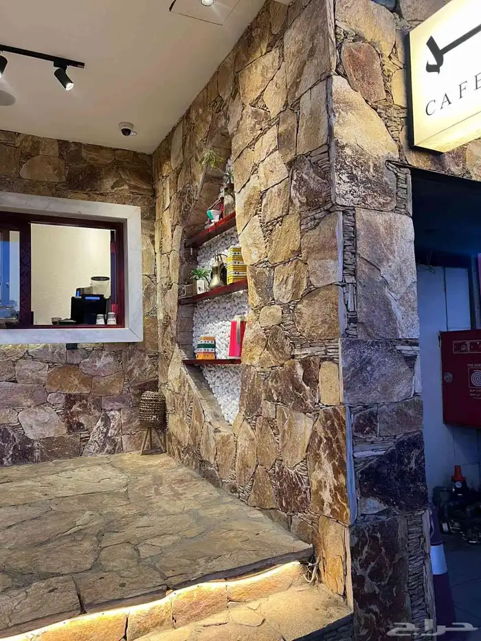 تلبيس الحجر الطبيعي ورصها 1