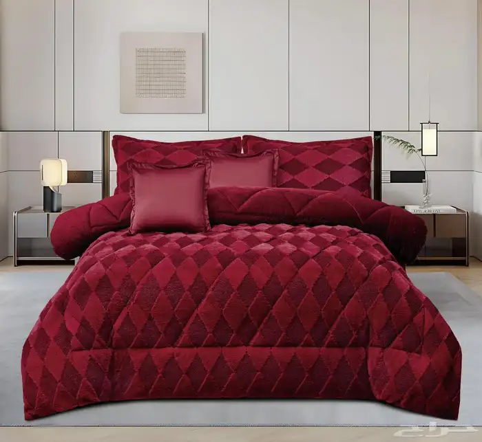 تشكيلة مفارش شتوي مخمل قطيفة 15