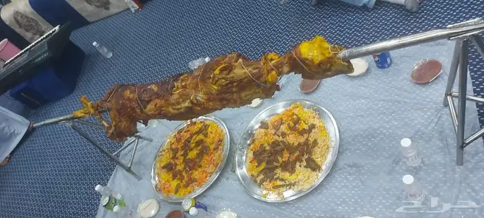 مطعم الخير يقدم خروف سيخ على الجمر 1 خروف مشوي   2   دجاج مش 3