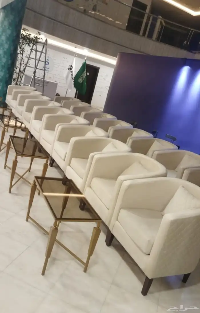 تأجير كنب وطاولات جلسات شعبيه دفايات ستائر شيفونات 20