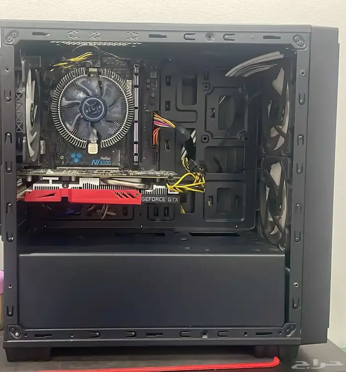 قطع بي سي Ryzen 3 3100 و مذربورد A320m و كيس بي سي 0