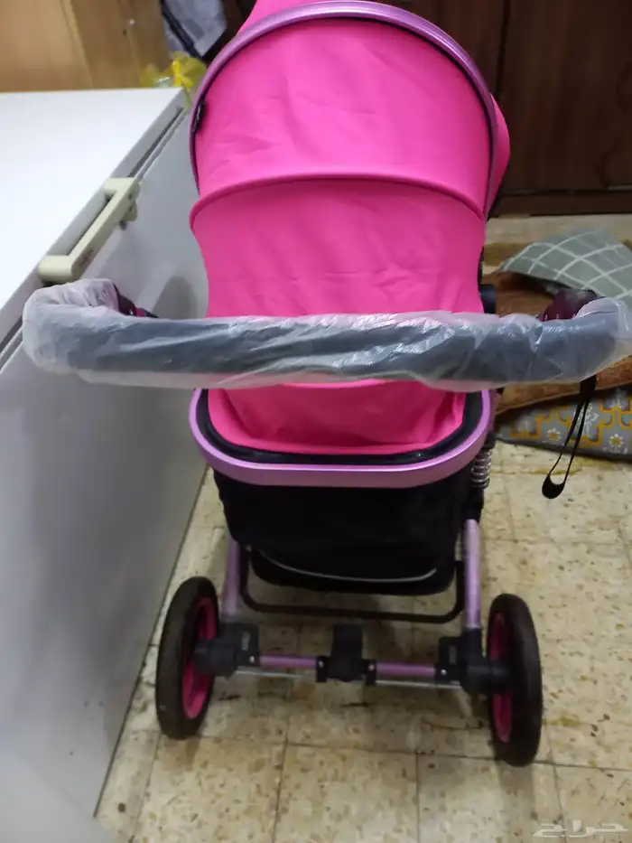 عربية اطفال جديدة بقراطيسها ماركة فخمة وثقيلة 0