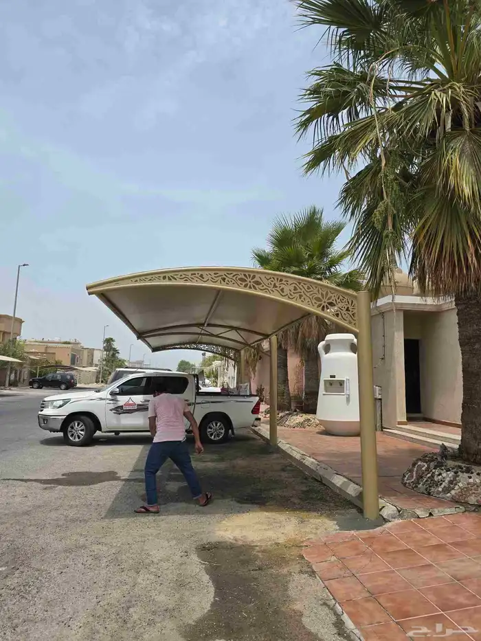 مظلات سيارت سواتر جانبيه مجالس خارجيه 9